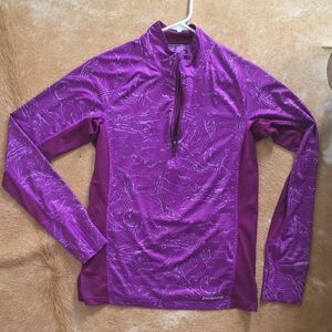 Patagonia Vibrant Purple Patterned Pullover